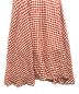 中古・古着 JENNE (ジェンヌ) ギンガムチェック ロングフレアスカート レッド サイズ:S：3000円