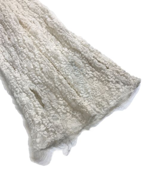 MAISON SPECIAL（メゾンスペシャル）MAISON SPECIAL (メゾンスペシャル) フクレレースタートルトップス ホワイト サイズ:Fの古着・服飾アイテム