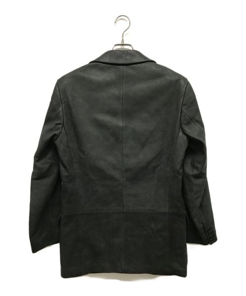 RUFFO（ルッフォ）RUFFO (ルッフォ) レザージャケット ブラック サイズ:44の古着・服飾アイテム