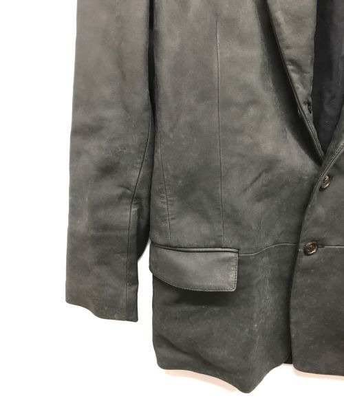 RUFFO（ルッフォ）RUFFO (ルッフォ) レザージャケット ブラック サイズ:44の古着・服飾アイテム