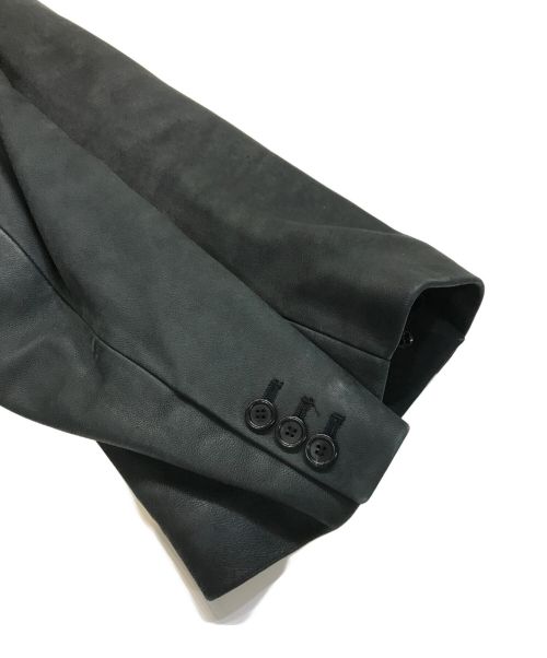 RUFFO（ルッフォ）RUFFO (ルッフォ) レザージャケット ブラック サイズ:44の古着・服飾アイテム