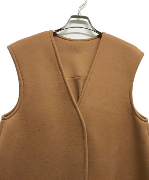 trefle（トレフル）trefle (トレフル) ジレ ブラウン サイズ:Fの古着・服飾アイテム