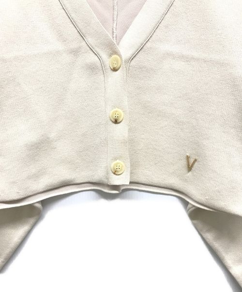 Venit（ヴェニット）venit (ヴェニット) カーディガン ベージュ サイズ:38の古着・服飾アイテム