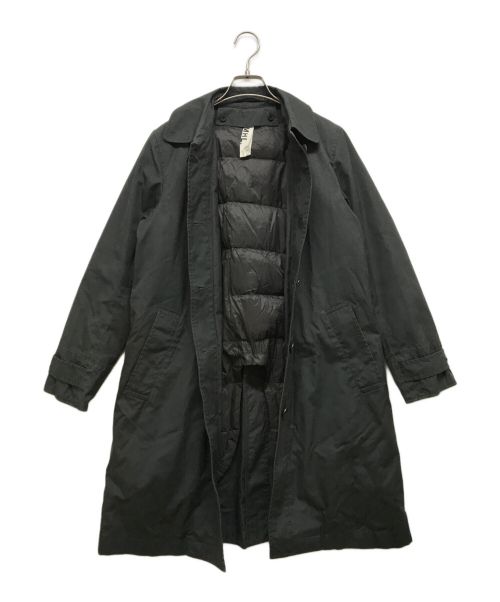 MHL（エムエイチエル）MHL (エムエイチエル) ライナーダウン付ステンカラーコート ブラック サイズ:size1の古着・服飾アイテム