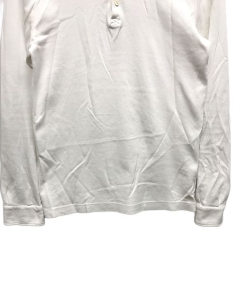 Zanone（ザノーネ）Zanone (ザノーネ) コットンロングポロシャツ ホワイト サイズ:48の古着・服飾アイテム