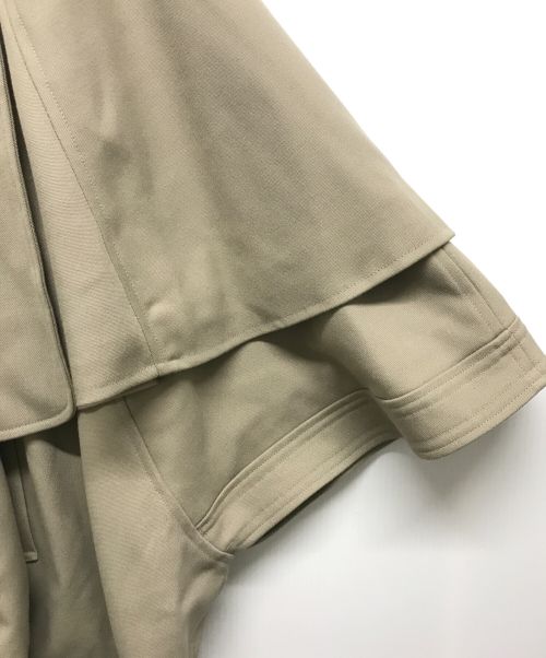 PUBLIC TOKYO（パブリックトウキョウ）PUBLIC TOKYO (パブリックトウキョウ) ケープアシメコート ベージュ サイズ:Fの古着・服飾アイテム