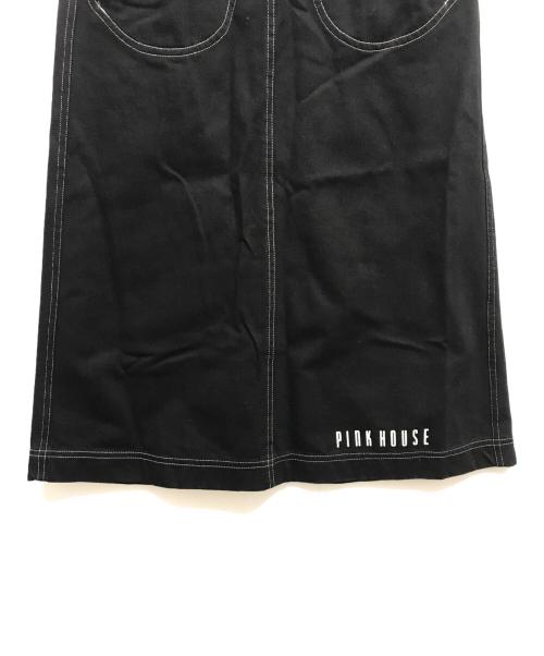 PINK HOUSE（ピンクハウス）PINK HOUSE (ピンクハウス) スカート ブラック サイズ:記載なしの古着・服飾アイテム
