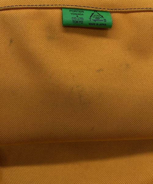 PORTER（ポーター）PORTER (ポーター) リュック ブラック×イエローの古着・服飾アイテム