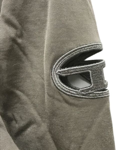 DIESEL（ディーゼル）DIESEL (ディーゼル) カットソー グレー サイズ:Mの古着・服飾アイテム