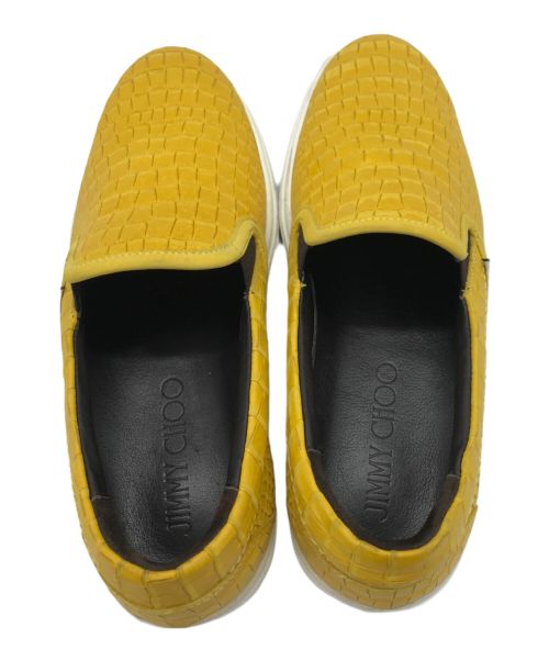 JIMMY CHOO（ジミーチュウ）JIMMY CHOO (ジミーチュウ) スリッポン イエロー サイズ:41の古着・服飾アイテム