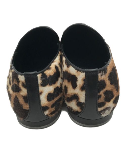 JIMMY CHOO（ジミーチュウ）JIMMY CHOO (ジミーチュウ) ハラコシューズ ブラウン サイズ:41の古着・服飾アイテム