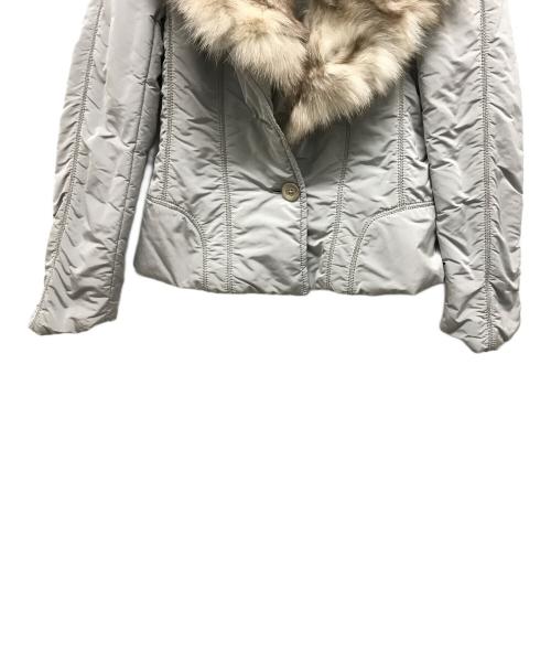 Montana（モンタナ）Montana (モンタナ) ファージャケット グレー サイズ:40の古着・服飾アイテム