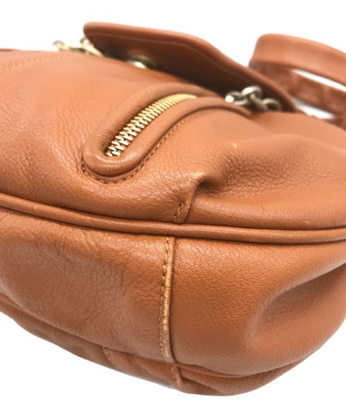 SEE BY CHLOE（シーバイクロエ）SEE BY CHLOE (シーバイクロエ) レザーショルダーバッグ ブラウンの古着・服飾アイテム