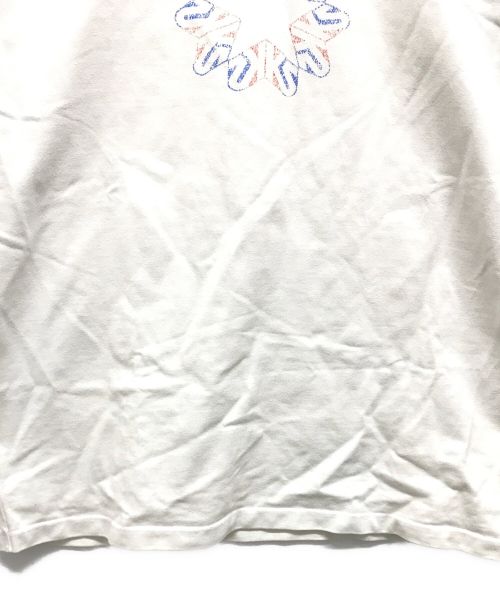 ERL（イーアールエル）ERL (イーアールエル) スタープリントtシャツ ホワイト サイズ:Lの古着・服飾アイテム