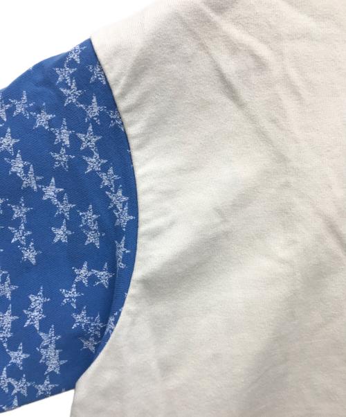 ERL（イーアールエル）ERL (イーアールエル) スタープリントtシャツ ホワイト サイズ:Lの古着・服飾アイテム