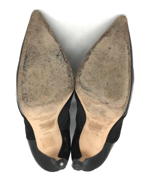 JIMMY CHOO（ジミーチュウ）JIMMY CHOO (ジミーチュウ) パンプス ブラック サイズ:23.5の古着・服飾アイテム