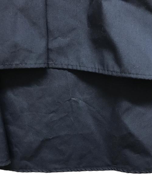 mizuiro-ind（ミズイロインド）mizuiro-ind (ミズイロインド) プリーツスリーブブラウス ネイビー サイズ:-の古着・服飾アイテム