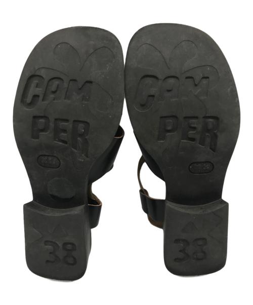 CAMPER（カンペール）CAMPER (カンペール) サンダル ブラック サイズ:38の古着・服飾アイテム