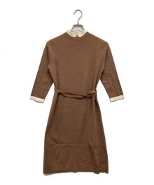 MACKINTOSH PHILOSOPHY（マッキントッシュ フィロソフィー）の古着「ニットワンピース」｜ブラウン