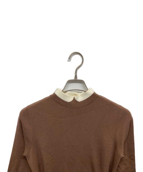 MACKINTOSH PHILOSOPHY（マッキントッシュ フィロソフィー）MACKINTOSH PHILOSOPHY (マッキントッシュフィロソフィー) ニットワンピース ブラウン サイズ:38の古着・服飾アイテム