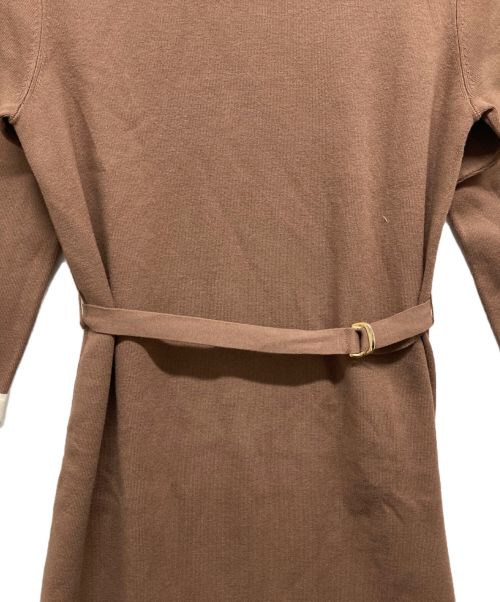 MACKINTOSH PHILOSOPHY（マッキントッシュ フィロソフィー）MACKINTOSH PHILOSOPHY (マッキントッシュフィロソフィー) ニットワンピース ブラウン サイズ:38の古着・服飾アイテム