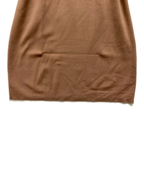MACKINTOSH PHILOSOPHY（マッキントッシュ フィロソフィー）MACKINTOSH PHILOSOPHY (マッキントッシュフィロソフィー) ニットワンピース ブラウン サイズ:38の古着・服飾アイテム