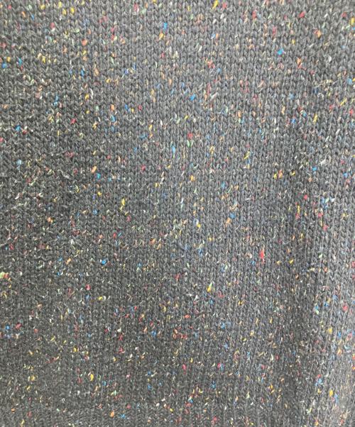 BEAMS（ビームス）BEAMS (ビームス) 3ゲージ カラーネップ クルーネック ニット ブラック サイズ:Mの古着・服飾アイテム