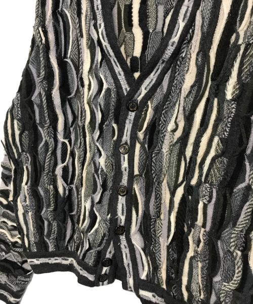 limnos（リムノス）limnos (リムノス) 3Dニットカーディガン グレー サイズ:Lの古着・服飾アイテム