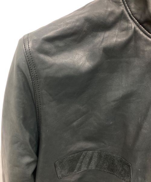 sisii（シシ）sisii (シシ) ファー付きレザーコート ブラック サイズ:記載なしの古着・服飾アイテム