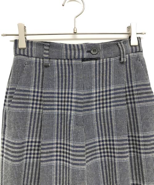 Acne studios（アクネ ストゥディオズ）Acne studios (アクネ ストゥディオス) チェックツイードトラウザーパンツ ネイビー サイズ:32の古着・服飾アイテム