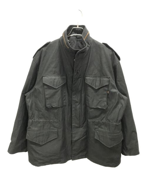 ALPHA（アルファ）ALPHA (アルファ) M-65フィールドジャケット ブラック サイズ:XLの古着・服飾アイテム