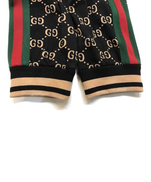 GUCCI（グッチ）GUCCI (グッチ) GGコットンジャージー ジョギングパンツ ブラック サイズ:Lの古着・服飾アイテム