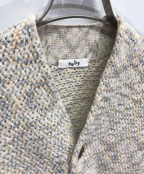 saby（サバイ）saby (サバイ) カーディガン アイボリー サイズ:Mの古着・服飾アイテム