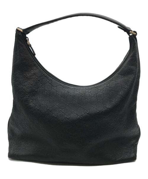 GUCCI（グッチ）GUCCI (グッチ) ワンショルダーバッグ ブラックの古着・服飾アイテム