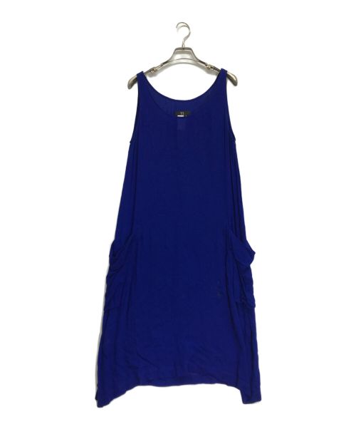 Y's（ワイズ）Y's (ワイズ) ノースリーブワンピース ブルー サイズ:2の古着・服飾アイテム
