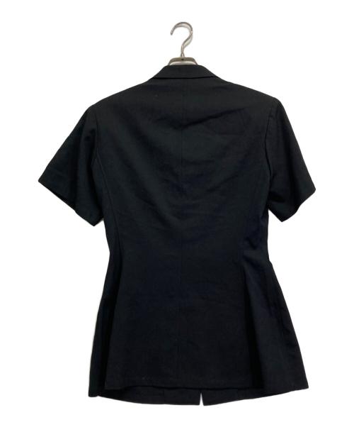 Y's（ワイズ）Y's (ワイズ) 半袖ウールジャケット ブラック サイズ:ーの古着・服飾アイテム