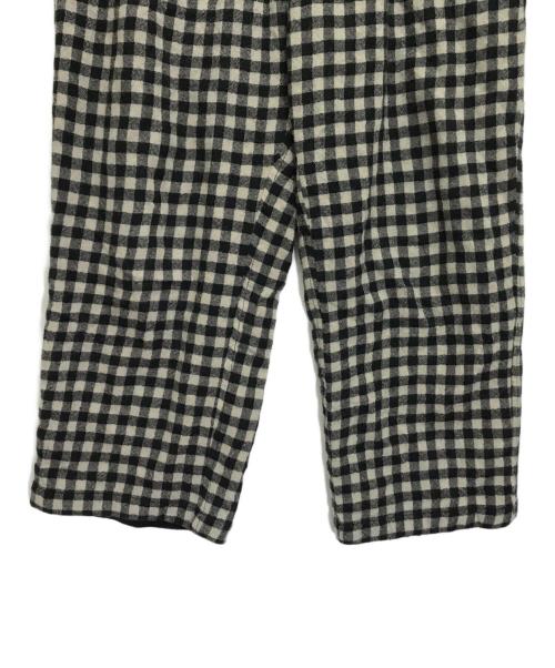 maison de soil（メゾンドソイル）maison de soil (メゾンドソイル) ウールギンガムチェックパンツ ベージュ サイズ:2の古着・服飾アイテム