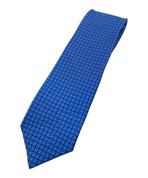 HERMES（エルメス）HERMES (エルメス) ネクタイ ブルー サイズ:-の古着・服飾アイテム