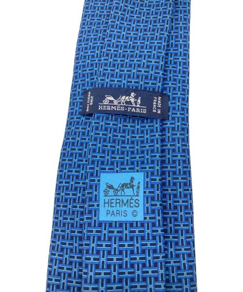 HERMES（エルメス）HERMES (エルメス) ネクタイ ブルー サイズ:-の古着・服飾アイテム