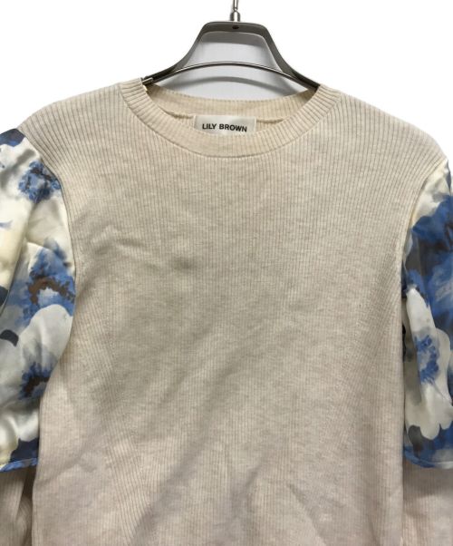 Lily Brown（リリーブラウン）Lily Brown (リリーブラウン) ニット アイボリー サイズ:Fの古着・服飾アイテム