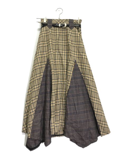 STUDIOUS（ステュディオス）STUDIOUS (ステュディオス) スカート ブラウン サイズ:1の古着・服飾アイテム