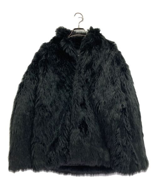 08sircus（ゼロエイトサーカス）08sircus (ゼロエイトサーカス) ECO FUR JACKET ブラック サイズ:4の古着・服飾アイテム