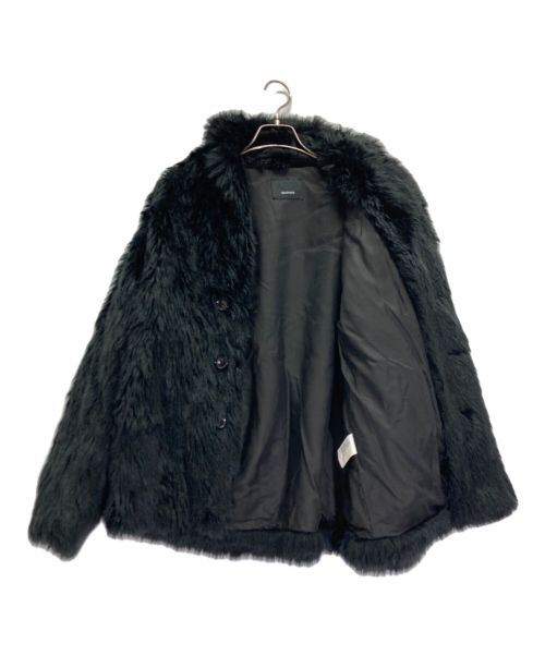 08sircus（ゼロエイトサーカス）08sircus (ゼロエイトサーカス) ECO FUR JACKET ブラック サイズ:4の古着・服飾アイテム