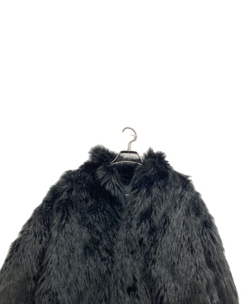 08sircus（ゼロエイトサーカス）08sircus (ゼロエイトサーカス) ECO FUR JACKET ブラック サイズ:4の古着・服飾アイテム