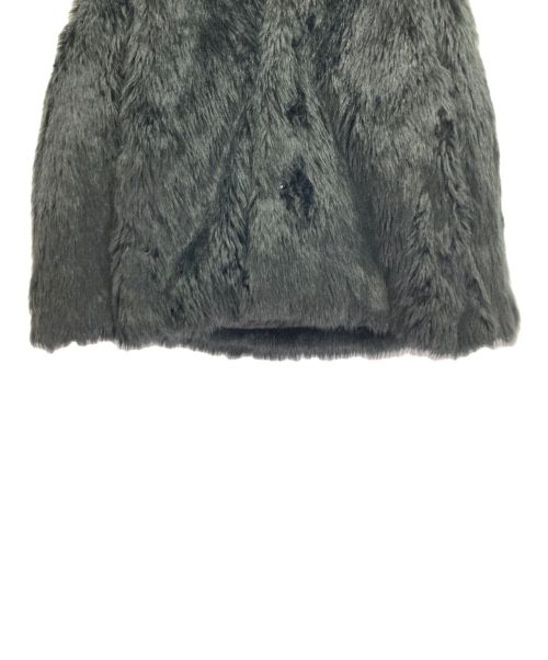 08sircus（ゼロエイトサーカス）08sircus (ゼロエイトサーカス) ECO FUR JACKET ブラック サイズ:4の古着・服飾アイテム