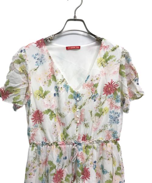 VIVIENNE TAM（ヴィヴィアンタム）VIVIENNE TAM (ヴィヴィアンタム) ワンピース ホワイト サイズ:40の古着・服飾アイテム