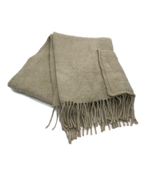 LAPUAN KANKURIT（ラプアンカンクリ）LAPUAN KANKURIT (ラプアンカンクリ) 大判ストール ベージュの古着・服飾アイテム