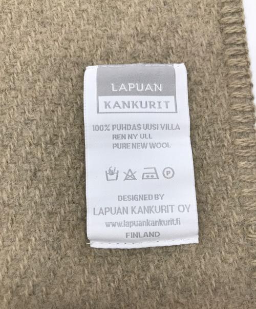 LAPUAN KANKURIT（ラプアンカンクリ）LAPUAN KANKURIT (ラプアンカンクリ) 大判ストール ベージュの古着・服飾アイテム