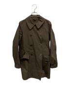 LOUIS VUITTONルイ ヴィトン）の古着「ゴム引きコート」｜ブラウン