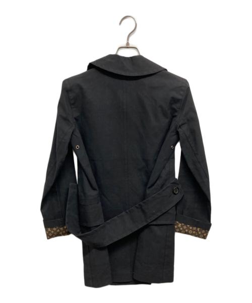 LOUIS VUITTON（ルイ ヴィトン）LOUIS VUITTON (ルイ ヴィトン) ゴム引きコート ブラック サイズ:36の古着・服飾アイテム